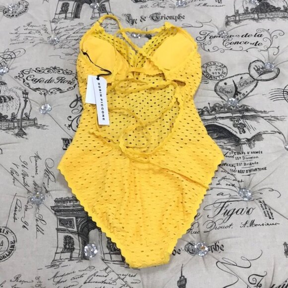 Robin Piccone Chira V-Neck One-Piece Swimsuit - Picture 4 of 7